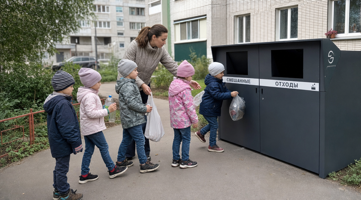 Закрытые экомодули и чистота фракций вторсырья